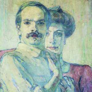 Marussig Pietro _ autoritratto con la moglie 1911 - Pietro Marussig